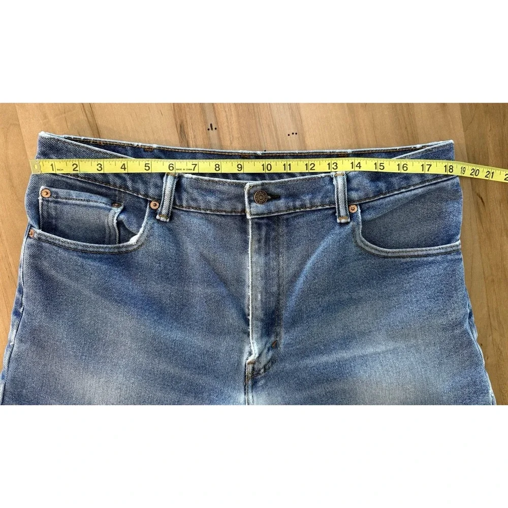 Levi's 517 Slim Bootcut Denim Blue Jeans Cotton Blend Men's 38x29 Farm Worn